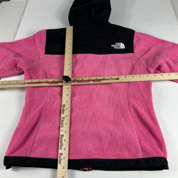 The North Face Denali Jacket Womens Extra Small Pink & Black Polortec Fleece - Picture 12 of 16
